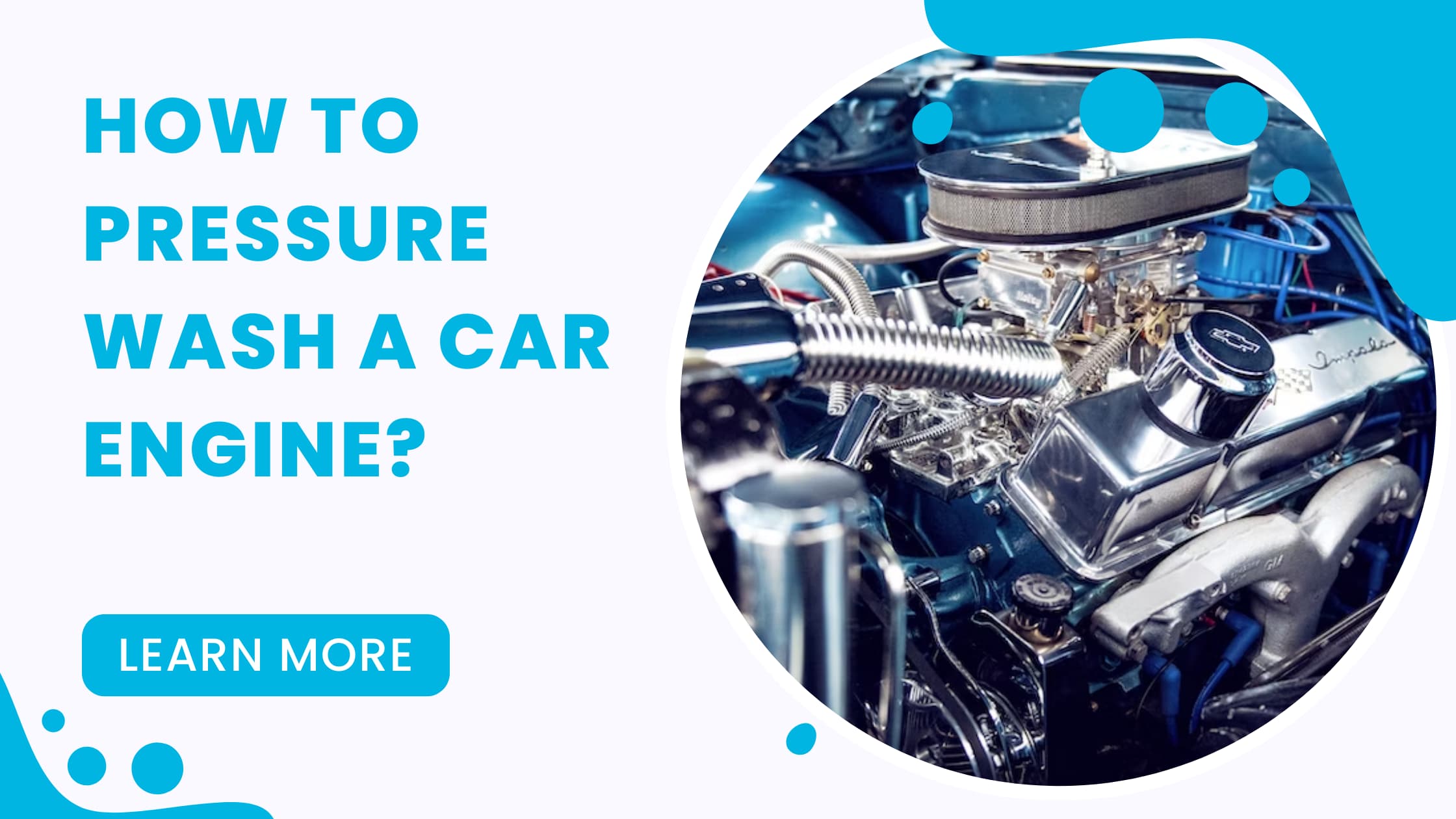 Pressure Wash A Car Engine