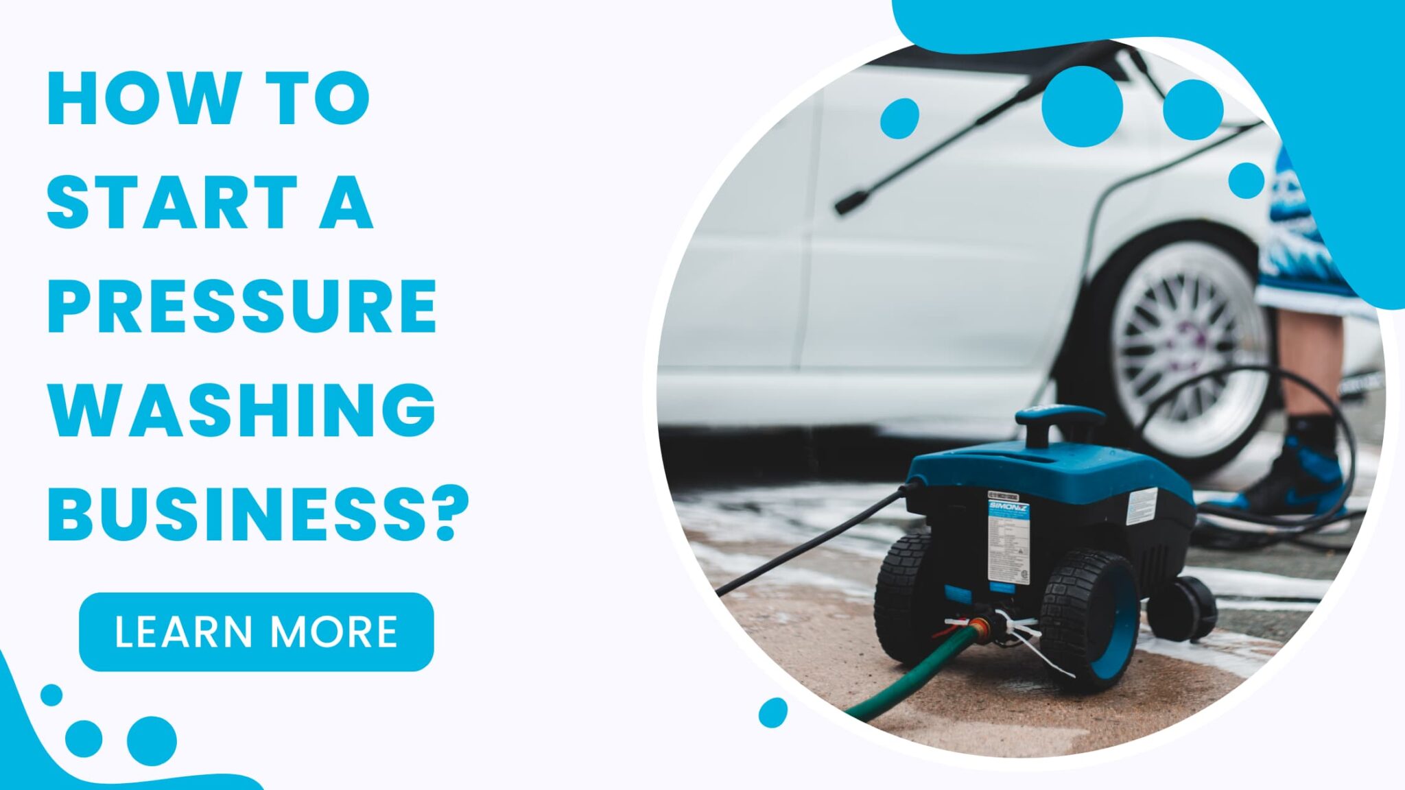start a pressure washer business
