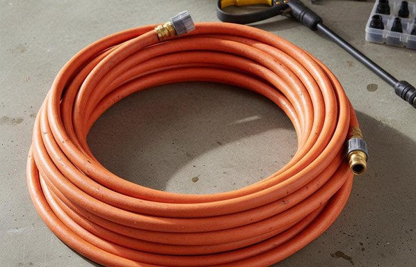 PVC Plastic 
Best Pressure Washer Hoses: Materials, PSI & Buying Tips
