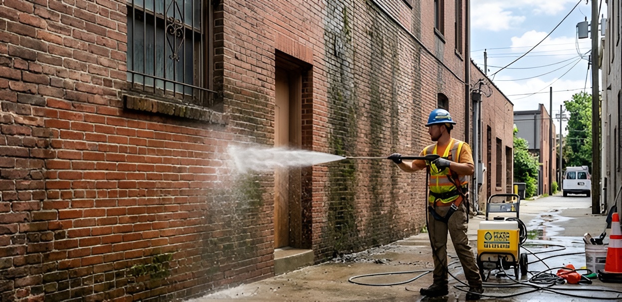 Picture1 Brick and Mortar Pressure Washing — Why One Wrong Move Crumbles More Than Just Dirt