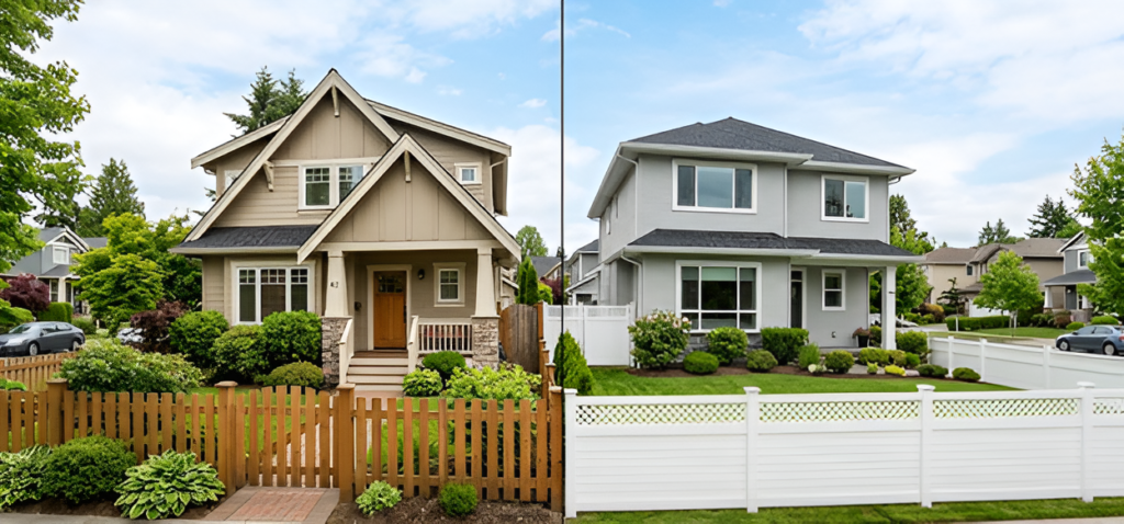 Picture1 Wood vs Vinyl Fence_ Why Cleaning Methods Are NOT One Size Fits All