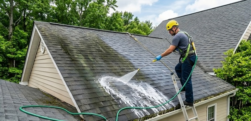 picture 1 Essential Roof Cleaning vs Pressure Washing
