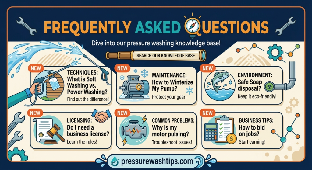 Frequently Asked Questions - Pressure Wash Tips