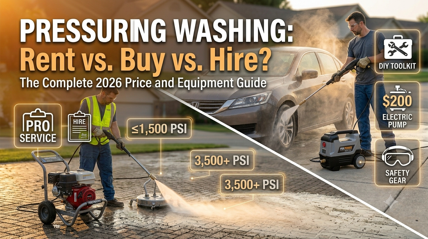 Hire a Pressure Washing Company or Buy Your Own Equipment The Honest Comparison