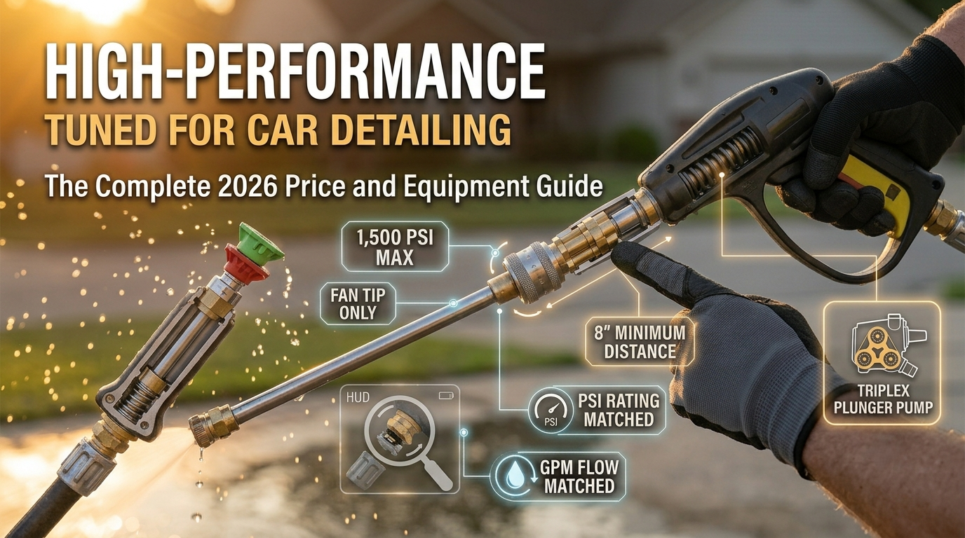 The Right PSI for Pressure Washing a Car (And What Real Owners Learned the Hard Way)